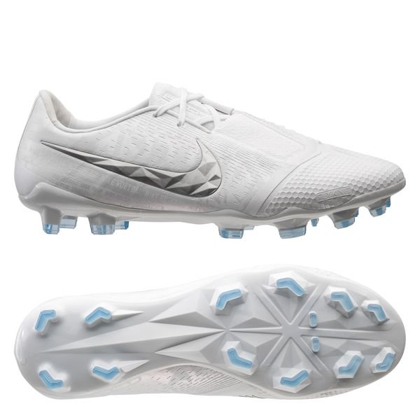 Nike Phantom Venom Elite FG Nuovo – White/Chrome/Metallic Silver