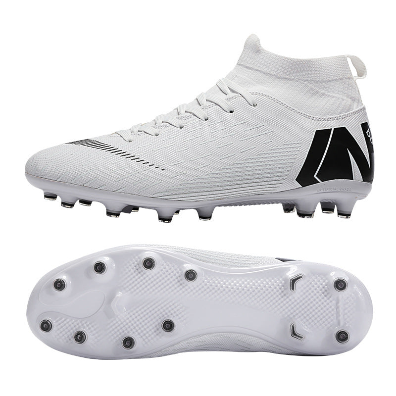High Top White Football Shoes For Men And Women