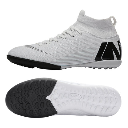 High Top White Football Shoes For Men And Women
