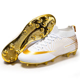 High-top Football Shoes Men's tf Broken Nails Unisex AG Long Nails Artificial Grass Training Shoes