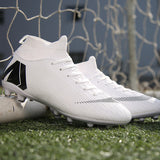 High Top White Football Shoes For Men And Women