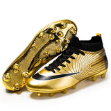 High-top Football Shoes Men's tf Broken Nails Unisex AG Long Nails Artificial Grass Training Shoes