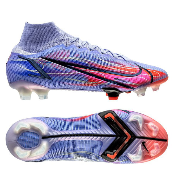 Nike Mercurial Superfly 8 Elite FG KM Flames - Light Thistle/Metallic Silver