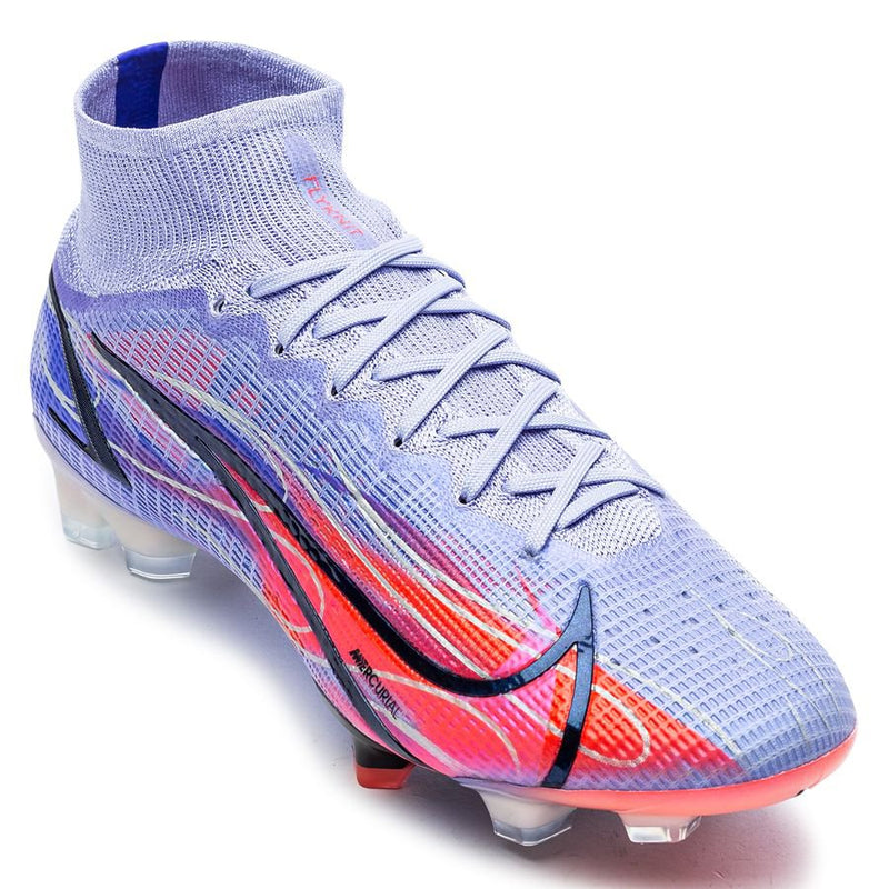 Nike Mercurial Superfly 8 Elite FG KM Flames - Light Thistle/Metallic Silver