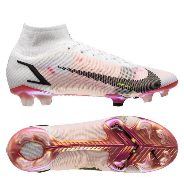 Nike Mercurial Superfly 8 Elite FG Rawdacious – White/Bright Crimson/Pink Blast