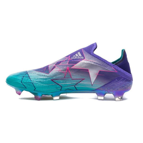 Adidas X Speedflow + FG Champions Code - Purple Rush/Silver Metallic/Mint Rush